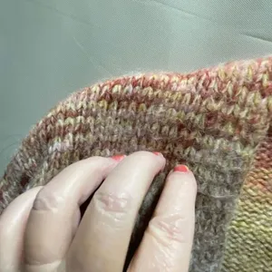 Grace + Karma size 2X/3X muted striped open cardigan thumbnail 5