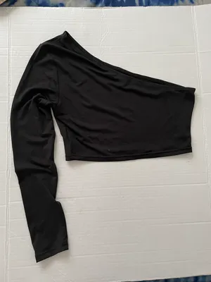 SheIn One Shoulder Crop Top thumbnail 9
