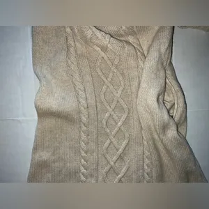 Athleta Hooded Cable Knit Sweater Dress with Zippered Pocket Women’s Size S/M thumbnail 8