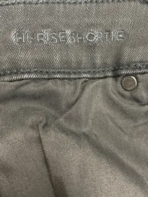 American Eagle Outfitters Black Distressed Hi-Rise Shortie thumbnail 5