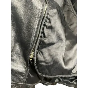 Wilsons Black Leather Motorcycle Jacket Vintage Biker Harley Davidson Size‎ XS thumbnail 10