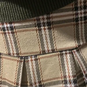 Derek Heart 90s vintage style whimsical dark academia plaid mini skirt thumbnail 6