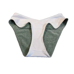 Victoria’s Secret Shimmer High‑Waist Cheeky Bikini Bottom Green Large thumbnail 6