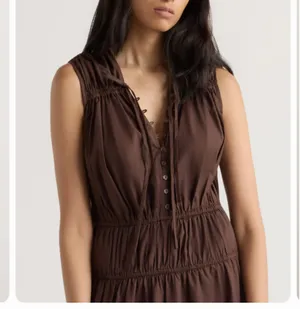 Modern Citizen Organic Brown Maxi Dress thumbnail 2