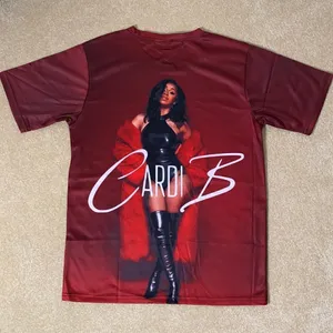 Unisex Women’s Men’s Cardi B Short Sleeve T-Shirt Size XS NEW thumbnail 5