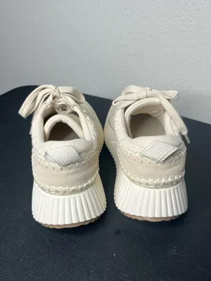 Dolce Vita Sandstone Cream Crochet Knit Platform Sneakers Size 7 thumbnail 6