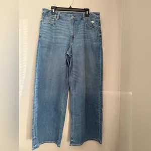 American Eagle Outfitters Stretch Low-Rise Baggy Wide-Leg Jeans thumbnail 8