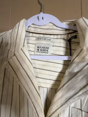 Scotch & Soda Embroidered Notch Lapel Stripe Shirt thumbnail 2