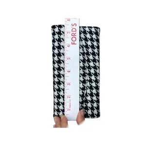The Metropolitan Wallet Houndstooth Tri-Fold Organizer Black White‎ NWT 7.5x3.5 thumbnail 5