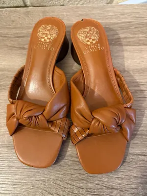 Vince Camuto Leana Knotted Slip-On Block-Heel Sandals thumbnail 1