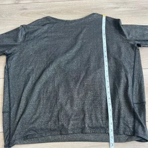 Lululemon Special Edition Back In Action Long Sleeve Shirt Black Spark Metallic thumbnail 9
