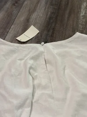 Abercrombie & Fitch White Linen Shell XL NEW thumbnail 9