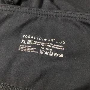 Yogalicious Lux 7” Black Bike Shorts thumbnail 2