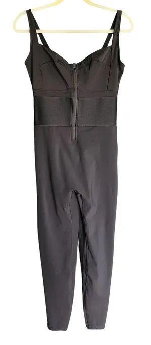 Shapellx NWOT Womens Black Compression Shapewear Sculpting Bodysuit Athleisure L thumbnail 1