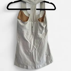 White lululemon tank, size 6 thumbnail 2