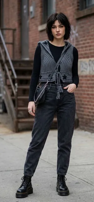 Abercrombie & Fitch High Rise Mom Jeans‎ Washed Black 26/2L 15500912 thumbnail 1