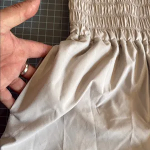 Nike High Waist Cream Shorts thumbnail 6