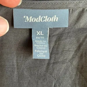 Modcloth Women's Black Long Sleeve Wrap Blouse Size XL. NEW thumbnail 6