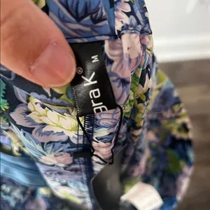 Allegra K INSPIRE CHIC Women's Chiffon Skirt Elastic Waist Ruffle Floral Flowy Sz M = thumbnail 7