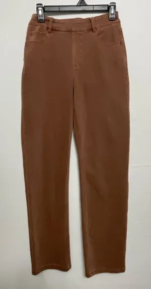 Halara Women’s S Brown Cotton Stretch Pants High Rise Pull-On Style NWT(A192✨ thumbnail 1