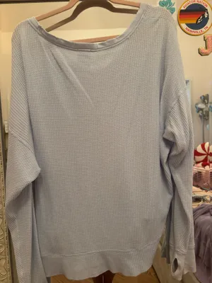 OFFLINE by Aerie Top Long Sleeve Waffle thumbnail 2