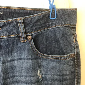 NWT Apt. 9 Women’s Boyfriend Jeans Modern Blue Denim Pants Straight Leg Size 14 thumbnail 5