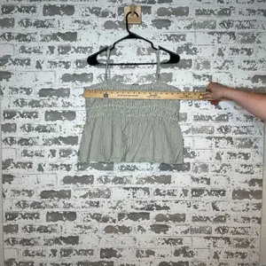 American Eagle | women striped cropped tank top thumbnail 4