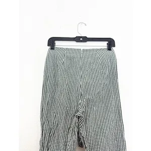 Free People West Side Tie Capri Pants Size 0 Green Gingham Retro Pinup Vintage thumbnail 12