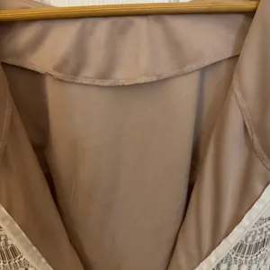 Eliza J Cream Lace Long Sleeve Dress thumbnail 6