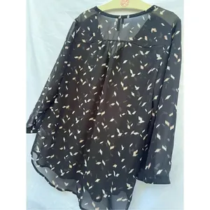 Maurices Black Light Weight 3/4 Length Sleeve Top Woman’s Size Medium thumbnail 6