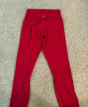 Lululemon Align Leggings Dark Red 25" 4 thumbnail 1