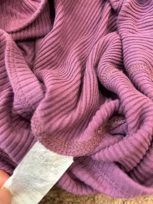 Daily drills Purple Ribbed Romper thumbnail 4