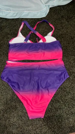 SheIn High Waisted Ombré Bikini thumbnail 2