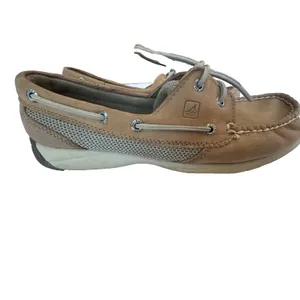 ⁠Sperry Top-Sider Intrepid Tan Leather Boat Shoes Womens Size 9.5 Casual Driving thumbnail 2
