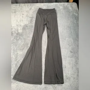 Aerie offline real me flare hi-rise short inseam Gray leggings yoga pants medium thumbnail 9