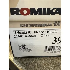 Romika Womens Helsinki 01‎ Boot Olive/Kombi size 39 Fur thumbnail 4