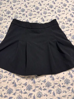 Zara size S dark gray pleated mini skort Y2K thumbnail 3