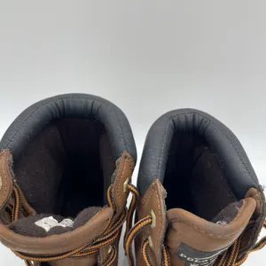 Polar Edge Womens‎ 6 Duck Boots Laced Navy Tan Upper Thermolite Insulation Steel thumbnail 10