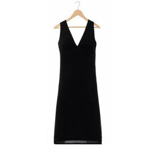NWOT AFRM Ariana Sleeveless Midi Dress in Black thumbnail 3