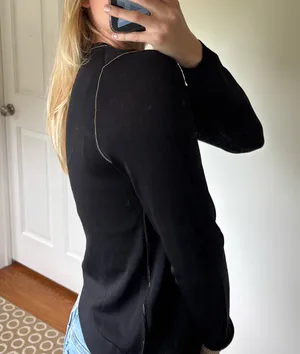 ZARA Black and Gold Cardigan thumbnail 4