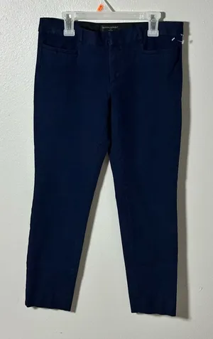 Banana Republic‎ Women Sloan Dark Blue Ankle Pants size 4 thumbnail 1