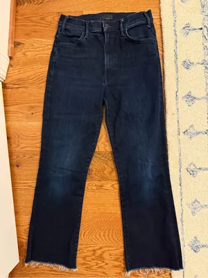 MOTHER Denim Jeans The Hustler Ankle Fray size 26 thumbnail 1
