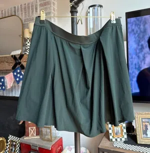 Lululemon angled pleat High-Rise Tennis Skirt green XL nwt thumbnail 1