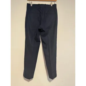 COS Navy Wool-Blend Cuffed Ankle Dress Pants Navy Blue Normcore Career‎ Size 2 thumbnail 2