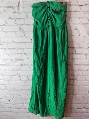 NWT Green Maxi dress- Women's Flowing Summer swim cover cupshe thumbnail 5