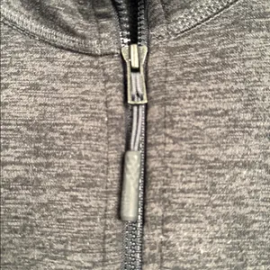 North Face Jacket Fleece Womens Medium Gray Full Zip Coat Outdoor Hike Camp thumbnail 3