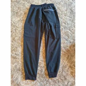 EUC Libin Women's Lightweight Quick-Dry Cargo Joggers Black Loungewear thumbnail 5