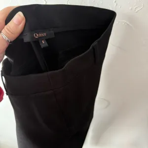 Quince Black Stretch Ponte Straight Leg Pants Women's S‎ Interview Outfit Women thumbnail 9