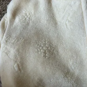 Woolrich Patterned Hooded Fleece Jacket Women’s Size Medium White/Cream Colored thumbnail 7