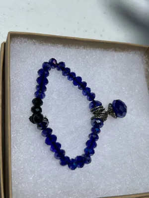 Blue Gems Stretchy Bracelet thumbnail 2